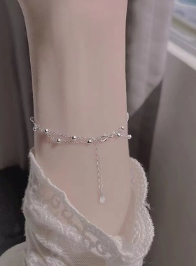 925纯银双层五角星手链女款轻奢小众设计精致手饰秋ins风闺蜜手环