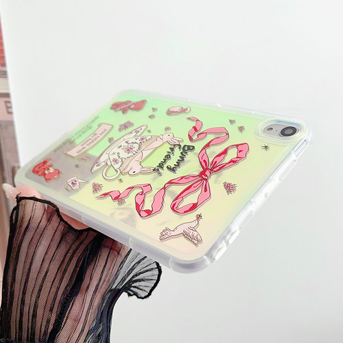 镭射彩绘ipad11保护壳平板air7保护套适用mini7/6苹果pro11气囊防摔air654软壳ipad10可爱海獭89代10.2寸全包 - 图2