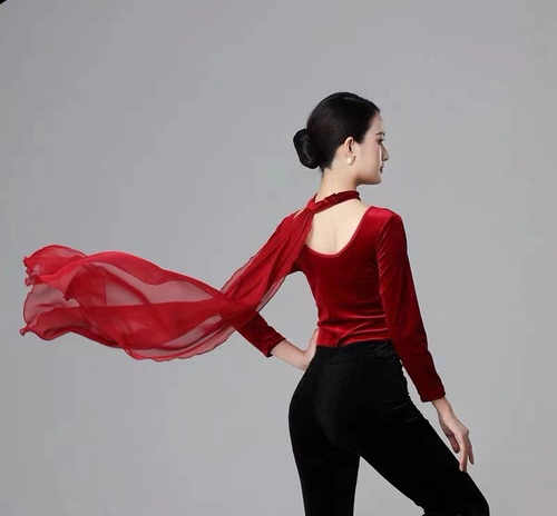 Элитный элегантный модный бархатный комплект для тренировок, громкоговоритель, штаны-клёш, облегающий крой