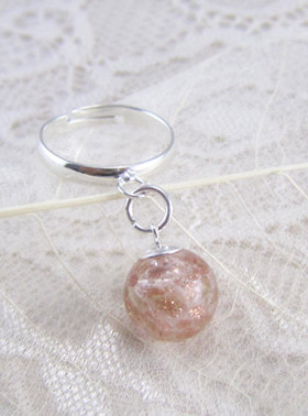 夜光精油琉璃随身扩香小瓶子戒指