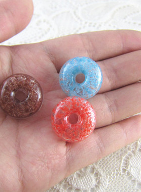 雪花琉璃香薰小瓶子挂饰品吊坠