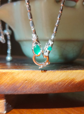 S925银灵蛇多功能项链