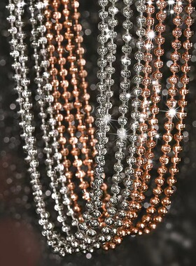 925银长款爆闪星光钻石链