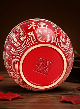 黄铜百福缸进宝存钱罐储物缸摆件