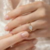 Adil cultured diamond ring diamond ring