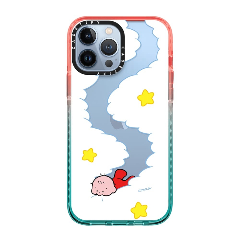 现货宝宝吃云朵casetify 防摔手机壳适用苹果iPhone13 12 PRO MAX