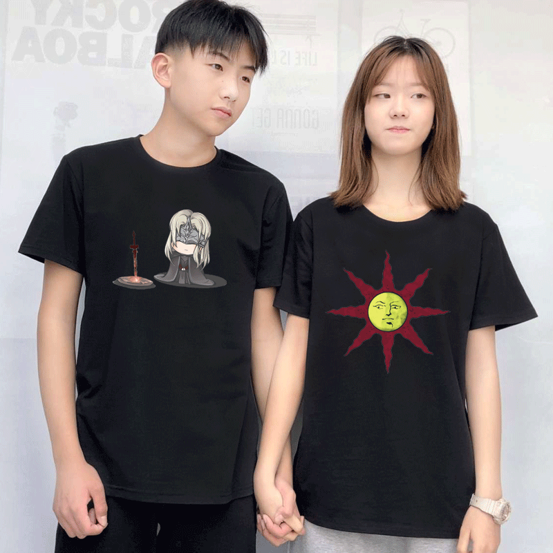 多款黑暗之魂黑魂3太阳动漫t恤衫 韩督T恤