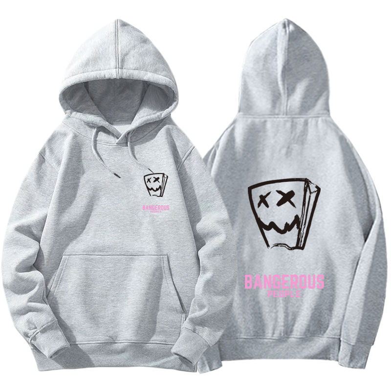 新款薛之谦dsp纸袋人logo印花卫衣 韩督卫衣