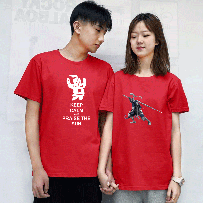 多款黑暗之魂黑魂3太阳动漫t恤衫 韩督T恤