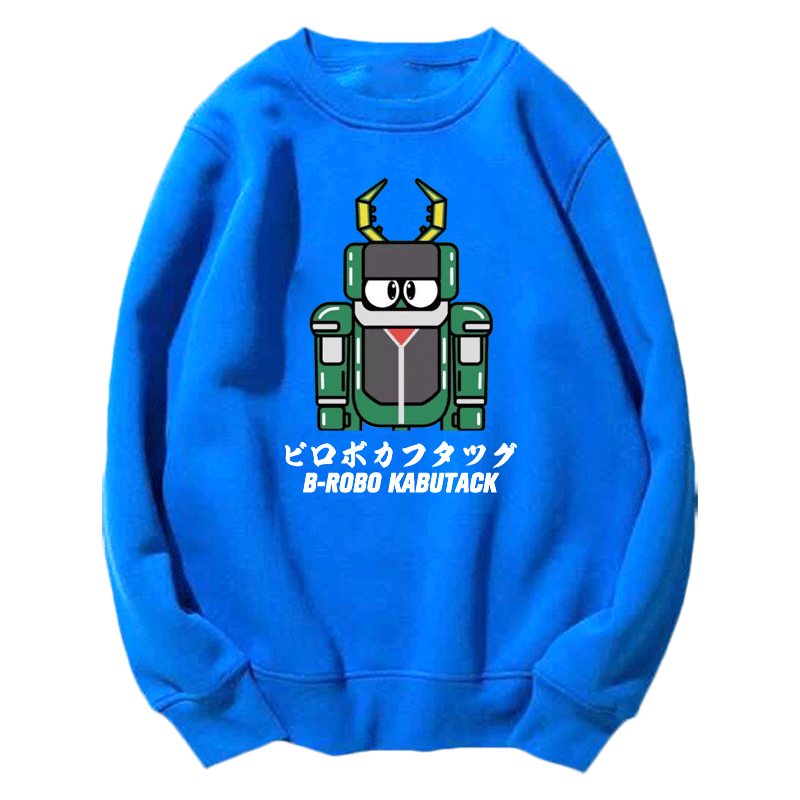 男超火铁甲小宝卡布达日系动漫卫衣 韩督卫衣