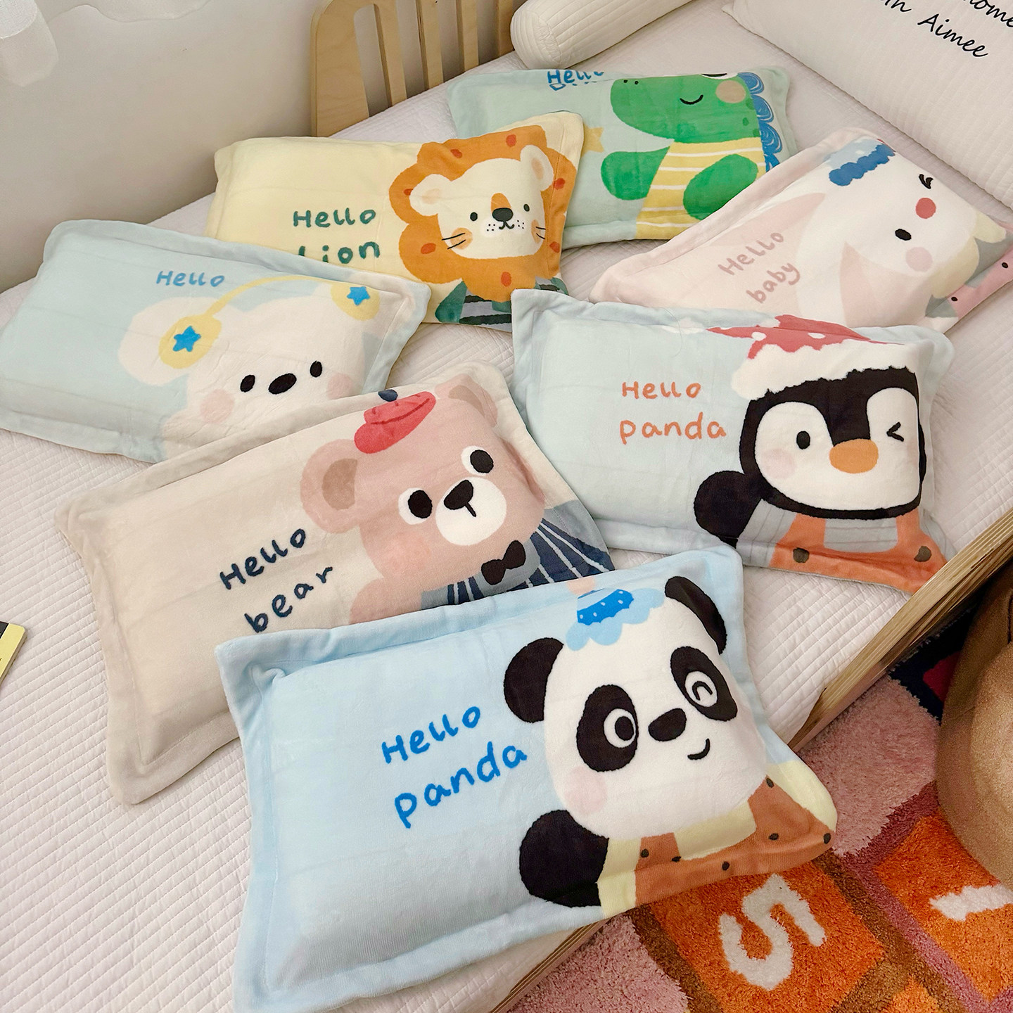 A类卡通儿童枕套牛奶绒珊瑚绒幼儿园宝宝30×50乳胶枕头套枕罩冬,淘宝优惠券,粉丝福利购,淘宝优惠卷