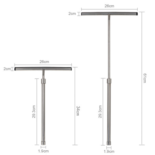 擦玻璃带伸缩玻璃刮水器保洁专用刮玻璃神器家用长柄地刮地面浴室-图3