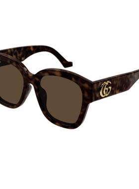 古驰GUCCI经典大方框男款防晒防墨镜紫女款外线太阳眼镜GG1550SK