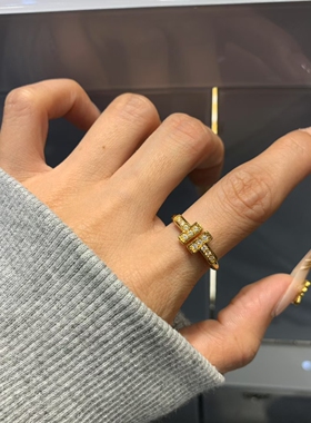 足金999水贝黄金5D双T戒指爆款2026新款送礼送女朋友