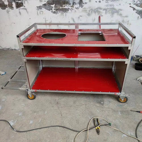 糯米饭餐车可折叠小推车移动四轮网红夜市小吃车加厚定制镀锌铁艺 - 图3