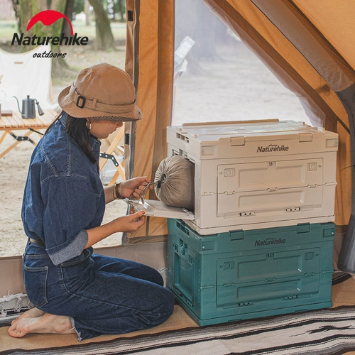 Дорожное складное портативное снаряжение для кемпинга, посуда, съемный ящик для хранения