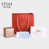 Oshiman Jewelry White Freshwater Pearl Ring Nuclear Highlight Near Round Elastic Cord Shining Side Stone Carat