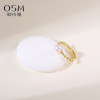 Ou Shiman Jewelry White 7-8MM Freshwater Pearl Ring Adjustable Spring and Summer New Jingyu