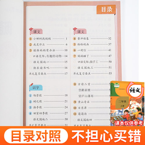 2023新版随堂笔记二年级上下册语文数学人教版随堂笔记二年级上下册正版全套小学二年级下册课本同步随堂培优学霸笔记部编教材解析 - 图1