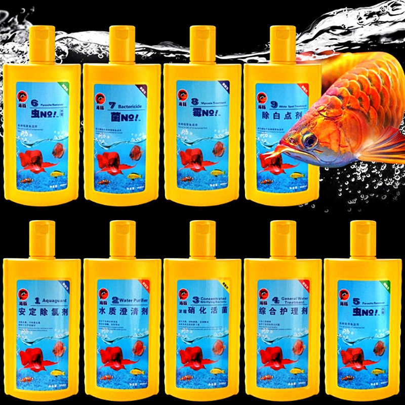 海豚净水剂浓缩硝化细菌活菌水质澄清安定除氯剂非鱼药除藻去苔剂