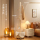 Small space looks big with multifunctional movable coat rack