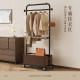 Designer coat rack with deep retro aesthetics