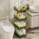 Household small movable rack with wheels