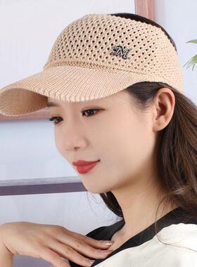 简约帽子女春夏季防晒遮阳镂空