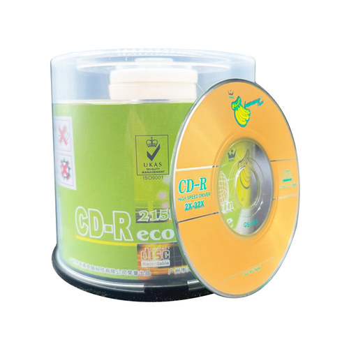 香蕉三寸CD-R 铼德8CM空白光盘熊猫头小CD光碟220MB 迷你刻录光盘 - 图0