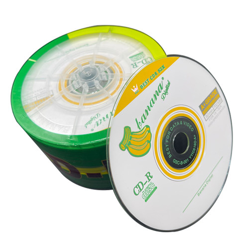 香蕉光盘 香蕉王 CD-R 52x 700MB空白刻录光盘MP3 音乐光碟CD碟片 - 图2