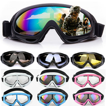 X400 Windproof Sand Goggles Riding Ski Motorcycle Protective Wind Shield Military Fans CS Tactical Fight Glasses