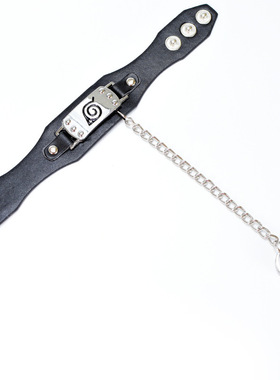 海贼 鸣人忍者艾伦巨人死神写轮眼二次元手链动漫周边不锈钢手镯