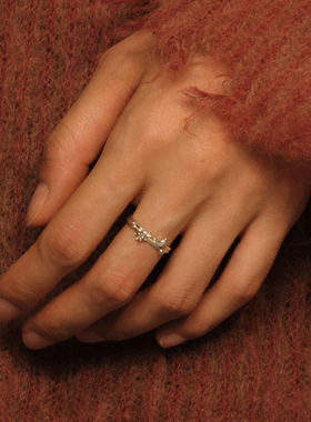 SALE E PEPE胡椒盐·纯银星月戒指 圣诞限定 礼物