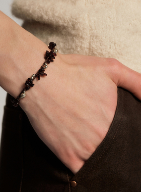 SALE E PEPE胡椒盐·纯银石榴石葡萄多多手链