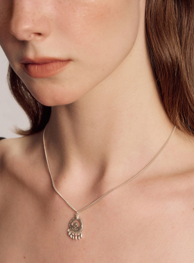 SALE E PEPE胡椒盐·纯银敬酒人吊坠项链