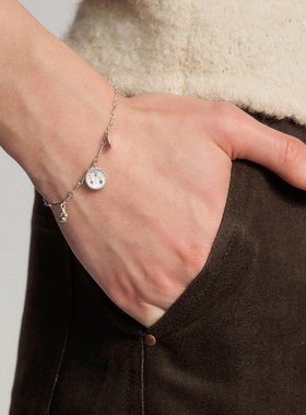 SALE E PEPE胡椒盐·纯银酒神吊坠手链