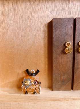 『香奈奈』手工蒸汽朋克机器人项链创意吊坠情侣diy潮流礼品