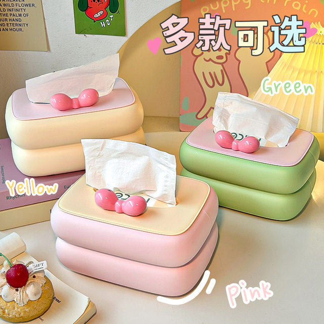 Momo loves cream style contrasting colored paper box toilet