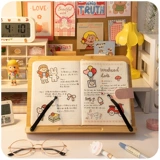 Деревянное настольное чтение, книжная полка, флип-книга, детская трубка, фиксаторы в комплекте