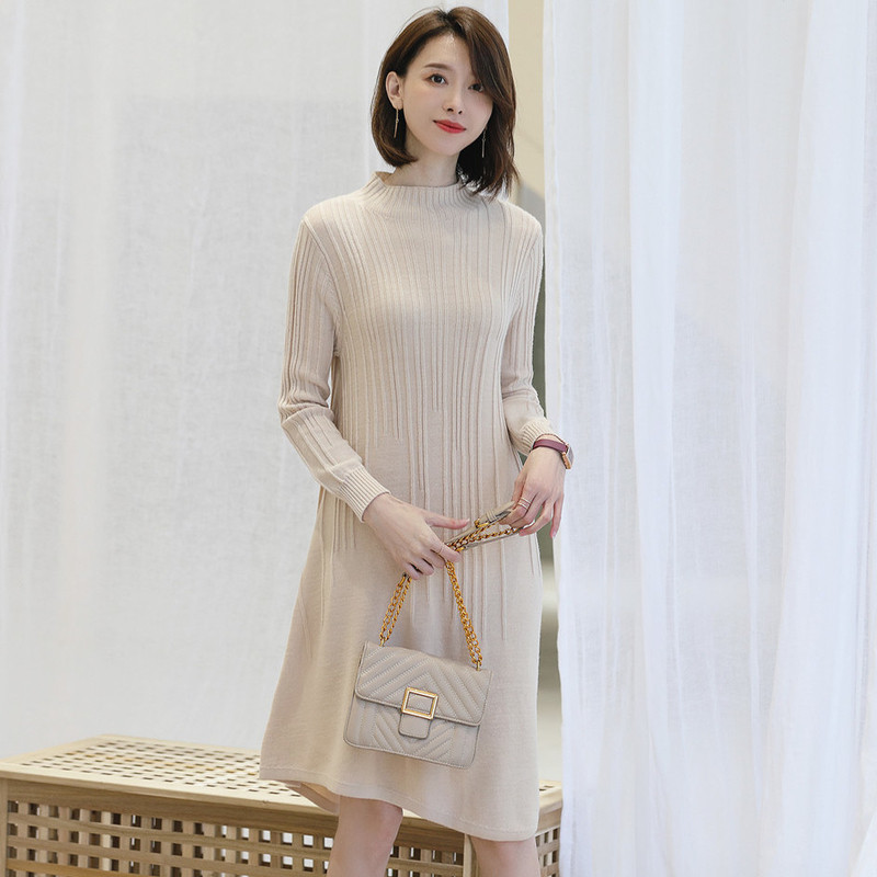 名人瑞裳秋装2018新款女复古连衣裙 名人瑞裳连衣裙