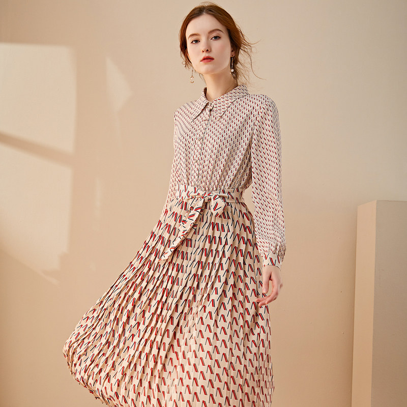 名人瑞裳2020年流行女装春装长裙 名人瑞裳连衣裙