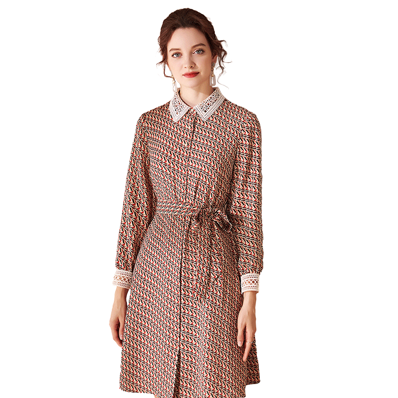 名人瑞裳2020早秋气质通勤款衬衫 名人瑞裳连衣裙