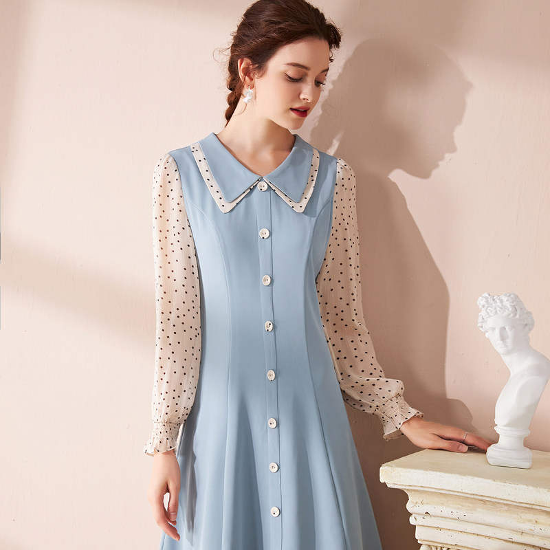 名人瑞裳秋装2020年新款女连衣裙 名人瑞裳连衣裙