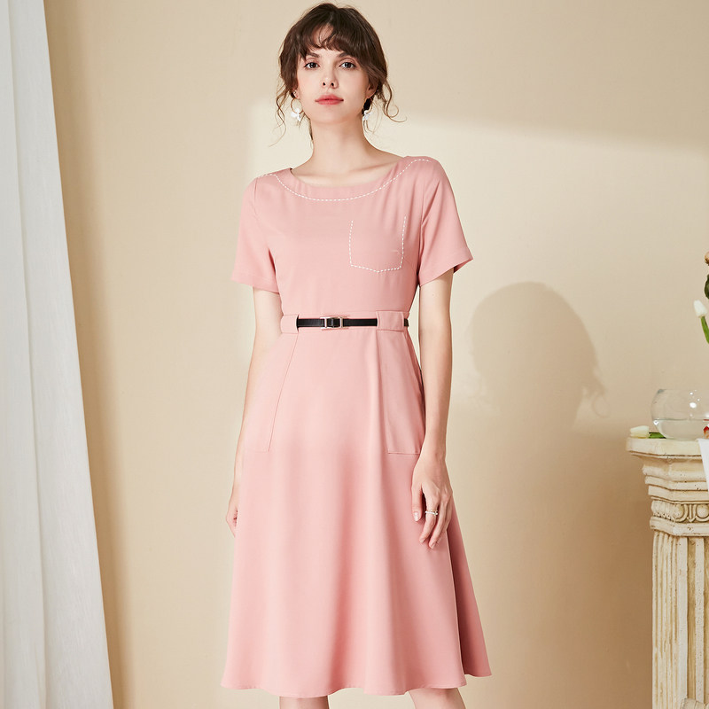 名人瑞裳连衣裙女2020 ol 名人瑞裳连衣裙