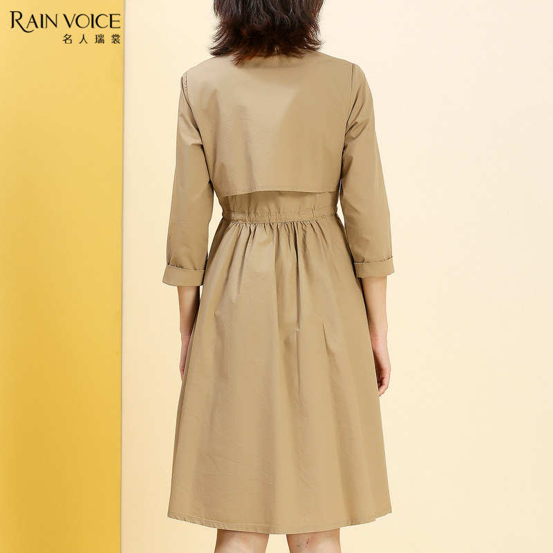 名人瑞裳春秋新款2019长袖连衣裙 名人瑞裳连衣裙