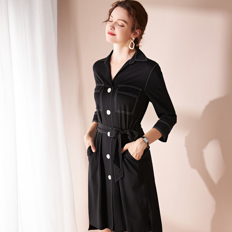 名人瑞裳秋装2020年新款女潮连衣裙 名人瑞裳连衣裙