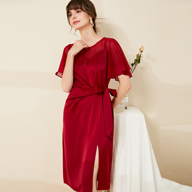 名人瑞裳连衣裙2020新款职业裙子 名人瑞裳连衣裙