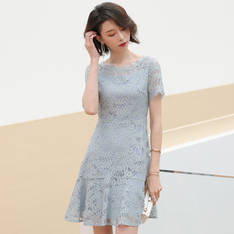 名人瑞裳2021夏季新款黑色连衣裙 名人瑞裳连衣裙