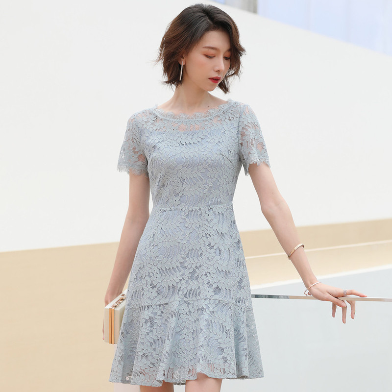 名人瑞裳2021夏季新款黑色连衣裙 名人瑞裳连衣裙