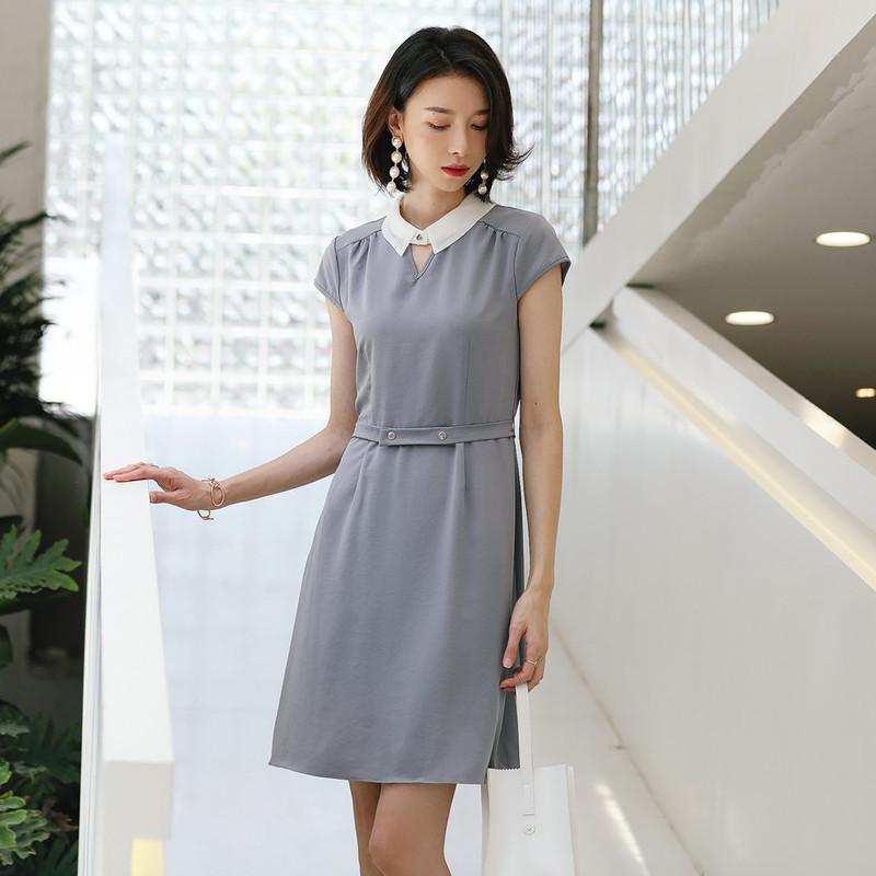 名人瑞裳女夏2018新款气质连衣裙 名人瑞裳连衣裙